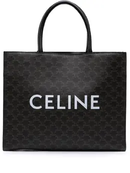 Celine 2021 Medium Triomphe Coated Canvas Cabas Horizontal tote bag 31313835