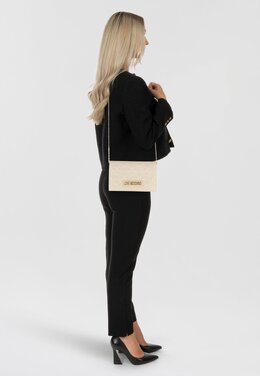 Сумка через плечо SMART DAILY UMHÄNGE Love Moschino, бежевый lo951h2gr-b11 | ivory