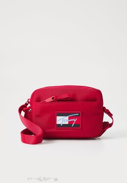 Сумка через плечо SCRIPT FLAG CROSSOVER BAG UNISEX Tommy Hilfiger, красный to153p02g-g11 | medium red