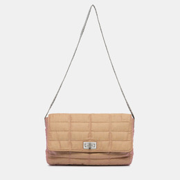 Chanel Beige Reissue 2.55 Iridescent Chocolate Bar Shoulder Bag 1186517