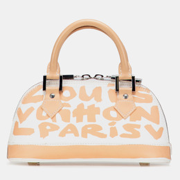Louis Vuitton Beige/White Stephen Sprouse Graffiti Alma PM Bag 1186570
