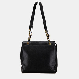 Chanel Black Triple CC Caviar Shoulder Bag 1186539