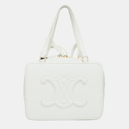 Celine Folded Cube Leather Satchel 1185980