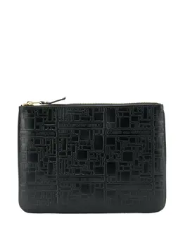 Comme des Garçons leather clutch bag 12558183