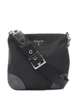 Prada 2000 logo-triangle shoulder bag 31178489