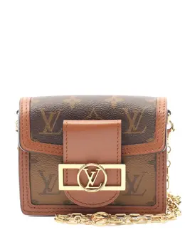 Louis Vuitton 2021 Micro Dauphine Monogram-Reverse shoulder bag 31179854
