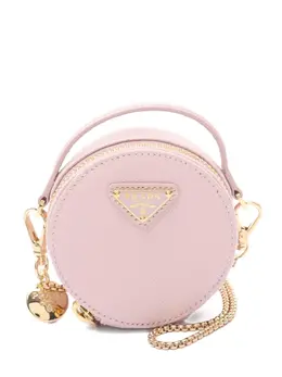 Prada 2020s saffiano mini pouch bag 31292642