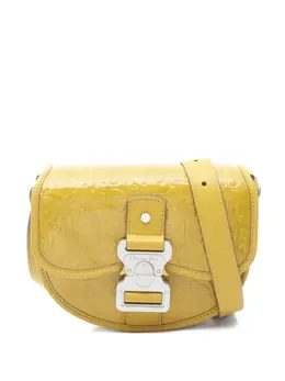 Christian Dior 2010s Gallop Oblique patent-leather shoulder bag 31178648
