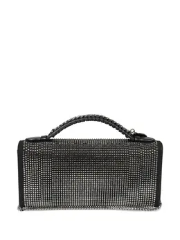 Stella McCartney crystal-embellished chain-handle clutch 30360507