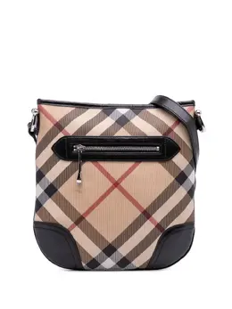 Burberry 2000-2017 Supernova Check Coated Canvas Dryden crossbody bag 31348002