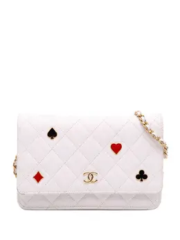 Chanel 2021-2025 Quilted Caviar Coco Casino Wallet on Chain crossbody bag 31349181