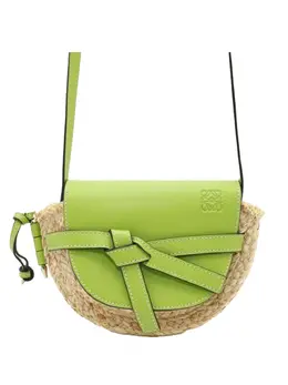Loewe 2018-2025 Mini Raffia Gate crossbody bag 31343539