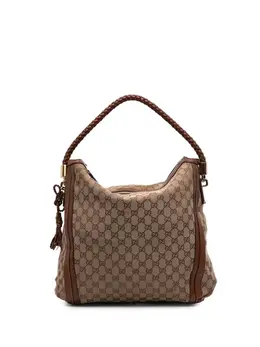 Gucci 2016-2025 Large GG Canvas Bella tote bag 31299643