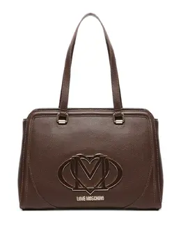 Love Moschino logo-plaque tote bag 31091945