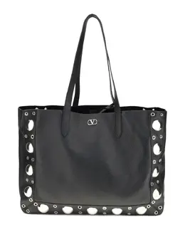 Valentino Garavani eyelet-embellished shoulder bag 31070234