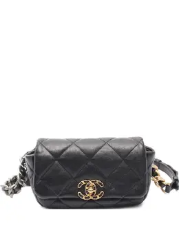 Chanel 2019 quilted leather belt bag 31178578