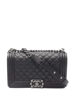 Chanel 2016~2017 Boy Chanel quilted shoulder bag 31291734