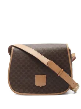 Celine 00s Macadam leather shoulder bag 31179914