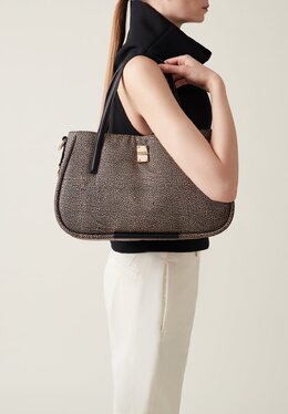 Сумка CAHIER MEDIUM Borbonese, слоновая кость b5b51h0e8-a11 | off-white