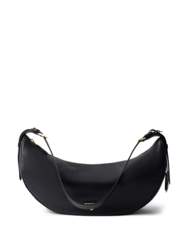 Большая кожаная сумка через плечо Prada, черный 1bc255vovo2cys | черный