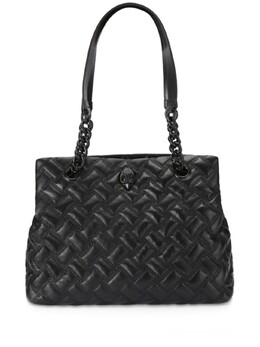 Kurt Geiger London стеганая сумка-тоут Kensington Drench, черный 12691 | черный
