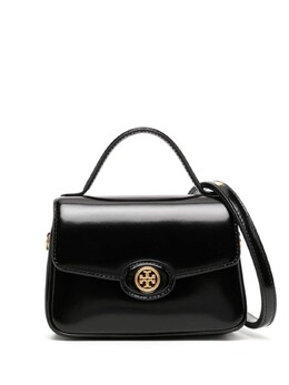 Tory Burch сумка через плечо Robinson Spazzolato, черный 147467001 | черный