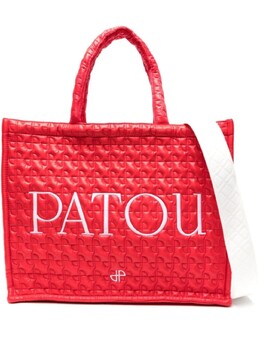 Patou большая стеганая сумка-тоут Patou, красный ac0240123 | красный