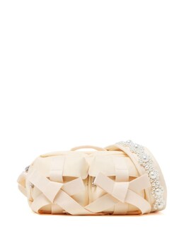 Simone Rocha сумка на плечо с искусственным жемчугом, белый bag149b0761 | белый