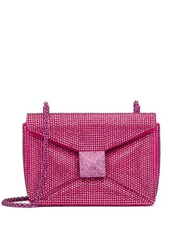 Valentino Garavani маленькая сумка One Stud с кристаллами, розовый wb0l15btc | розовый