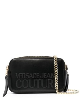 Versace сумка на плечо с тисненым логотипом, черный 74va4bh3zs613 | черный