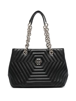 Philipp Plein стеганая сумка на плечо Hexagon, черный facawba1794ple075n | черный