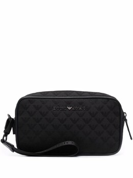 Emporio Armani клатч на молнии с логотипом, черный y4r356y022v | черный