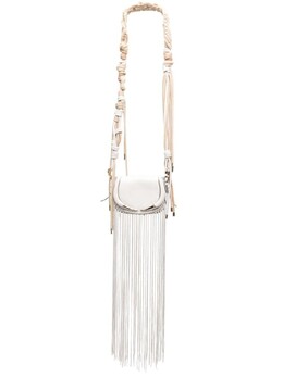 Сумка на плечо Fang Bag с бахромой Roberto Cavalli, бежевый swb012pz078 | бежевый