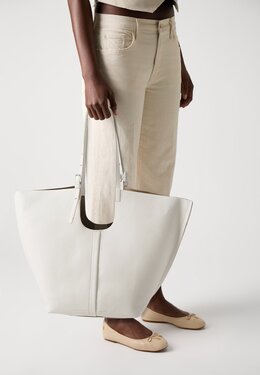 Сумка для покупок ARA TOTE Allsaints, белый a0q51h0eg-q12 | birch white