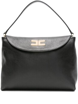 Сумка-тоут Avenue среднего размера Elisabetta Franchi, черный bs44d45ec | черный