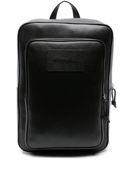 Emporio Armani рюкзак из зернистой кожи, черный y4o437y068e | черный