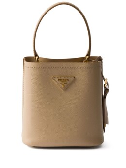 Мини-сумка из сафьяновой кожи Prada, нейтральный цвет 1ba217vood2erx | нейтральные цвета