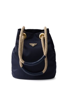 Маленькая сумка-ведро Re-Nylon Prada, синий 1be082vooo2hg8 | синий