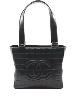 Chanel 2002-2003 quilted lambskin tote bag 31178520
