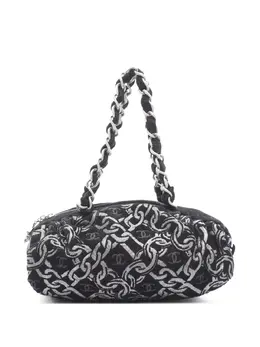 Chanel 2005-2006 chain-print shoulder bag 31179779