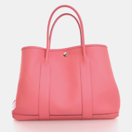 Hermes Garden Party 36 Pink Rose Azalee Epsom Leather Tote Bag 1184666