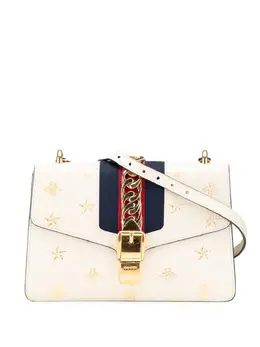 Gucci 2000-2015 Small Leather Bee Star Sylvie satchel 31380060