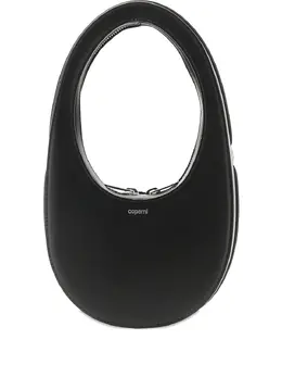 Coperni mini Swipe oval-frame leather tote bag 31285997