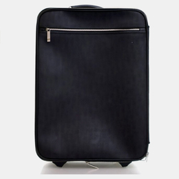 Christian Dior Oblique Black Coated Canvas Travel Bag 1184597