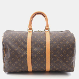 Louis Vuitton Keepall 45 Brown Monogram Canvas Travel Bag 1185470