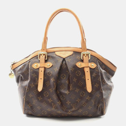 Louis Vuitton Tivoli GM Brown Monogram Canvas Leather Shoulder Bag 1185396