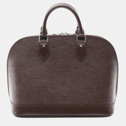 Louis Vuitton Alma PM Brown Epi Leather Top Handle Bag 1185385
