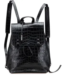 Saint Laurent 2018 Croc Embossed Calfskin Sac De Jour backpack 31357763