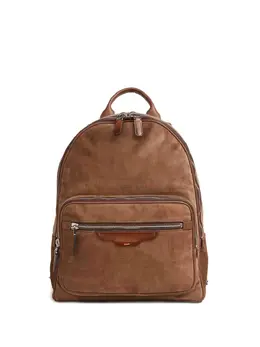 Santoni suede zip-fastening backpack 31264159
