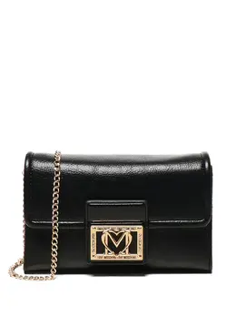 Love Moschino logo-plaque chain shoulder bag 31092868